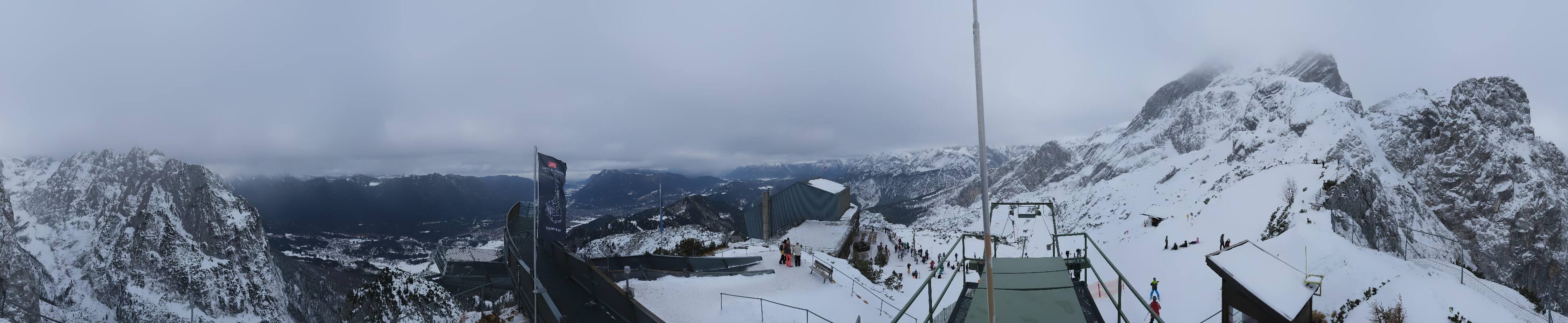Archiv Foto Webcam Garmisch: Ausblick am Osterfelderkopf