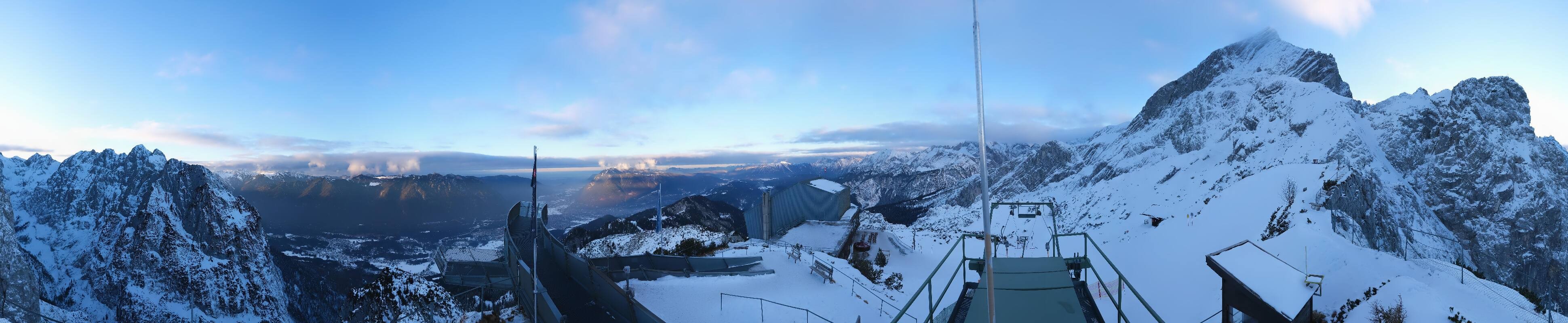 Archiv Foto Webcam Garmisch: Ausblick am Osterfelderkopf