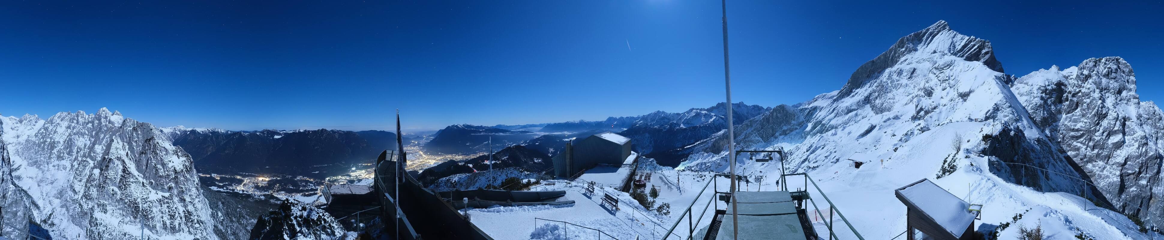Archiv Foto Webcam Garmisch: Ausblick am Osterfelderkopf