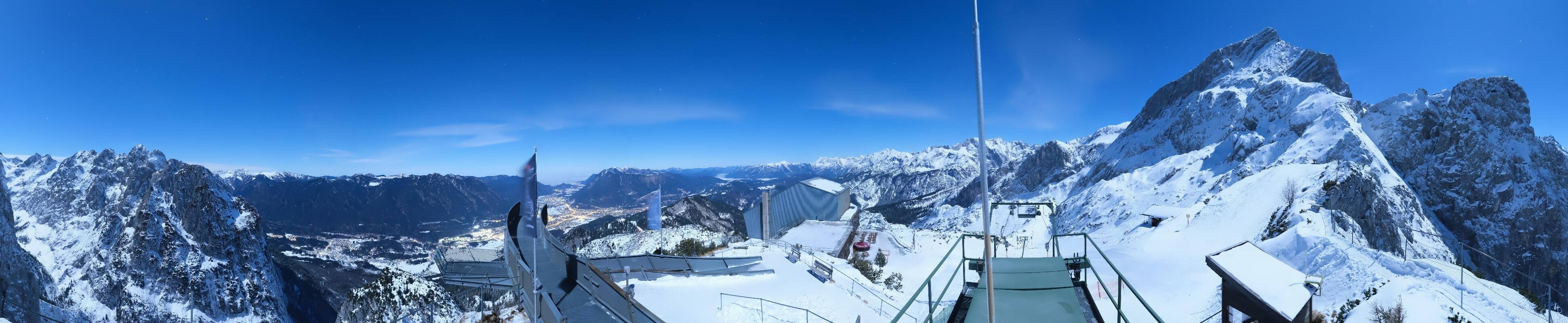 Archiv Foto Webcam Garmisch: Ausblick am Osterfelderkopf