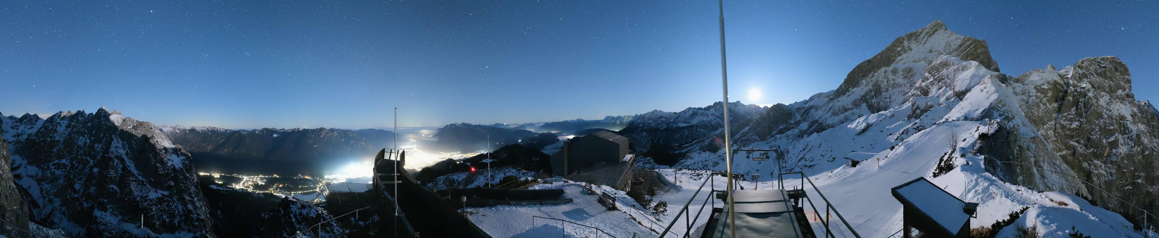Archiv Foto Webcam Garmisch: Ausblick am Osterfelderkopf