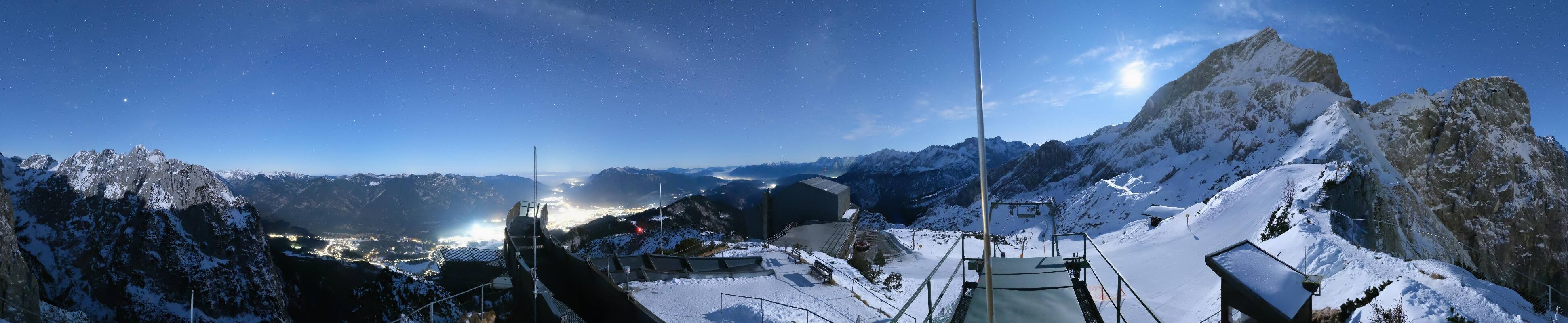 Archiv Foto Webcam Garmisch: Ausblick am Osterfelderkopf