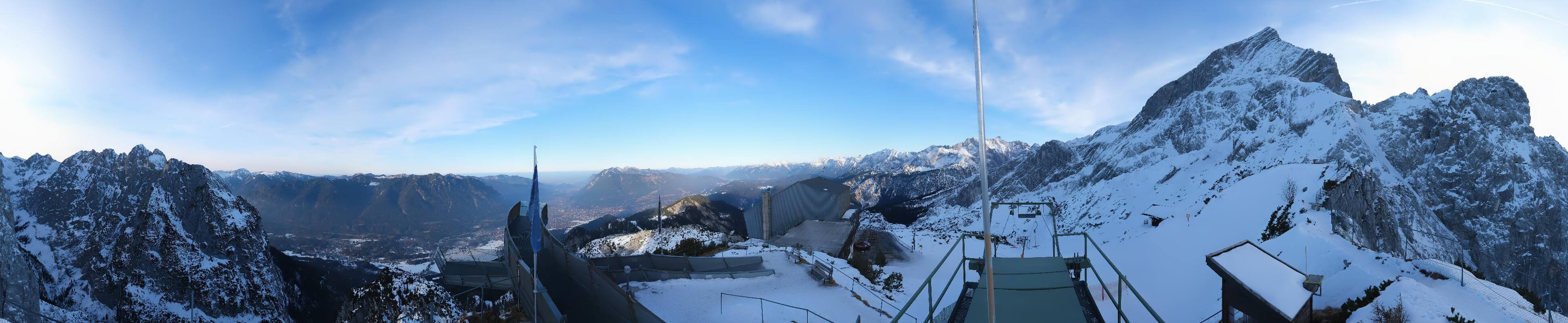 Archiv Foto Webcam Garmisch: Ausblick am Osterfelderkopf