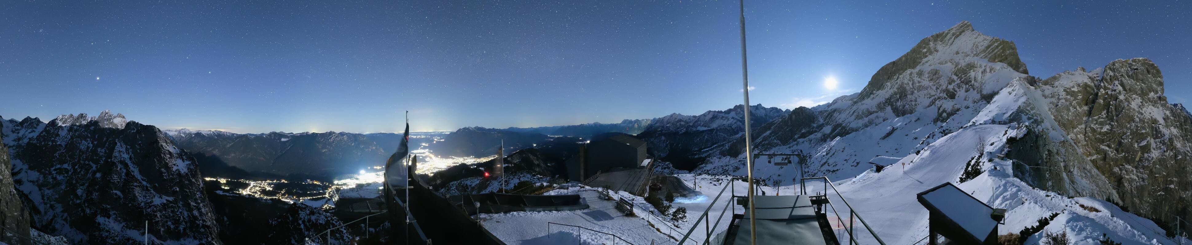 Archiv Foto Webcam Garmisch: Ausblick am Osterfelderkopf