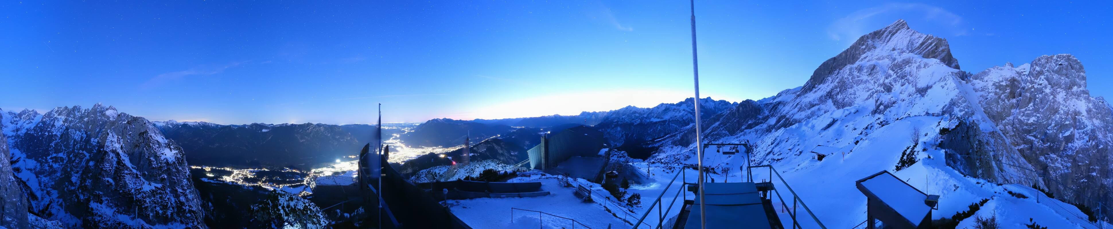 Archiv Foto Webcam Garmisch: Ausblick am Osterfelderkopf