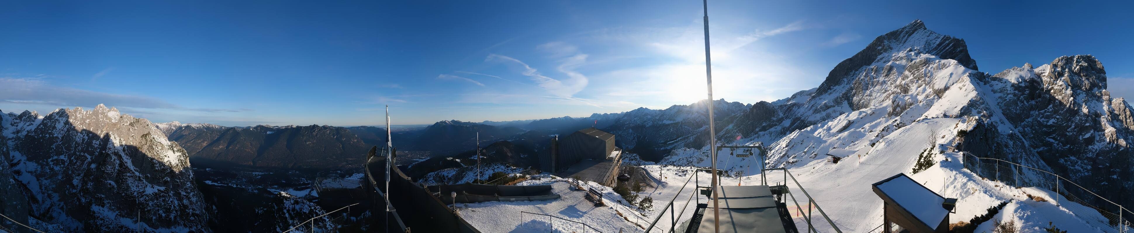 Archiv Foto Webcam Garmisch: Ausblick am Osterfelderkopf