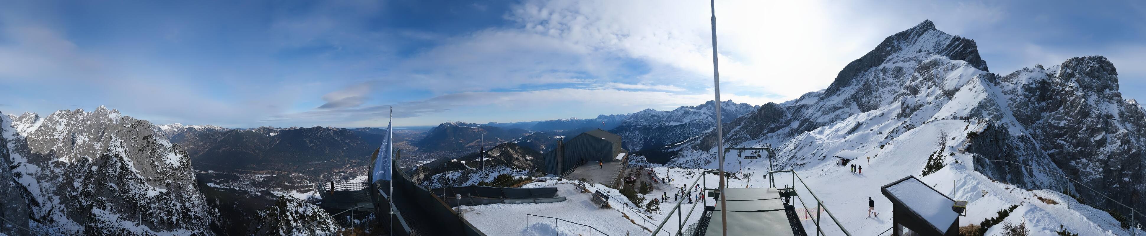 Archiv Foto Webcam Garmisch: Ausblick am Osterfelderkopf