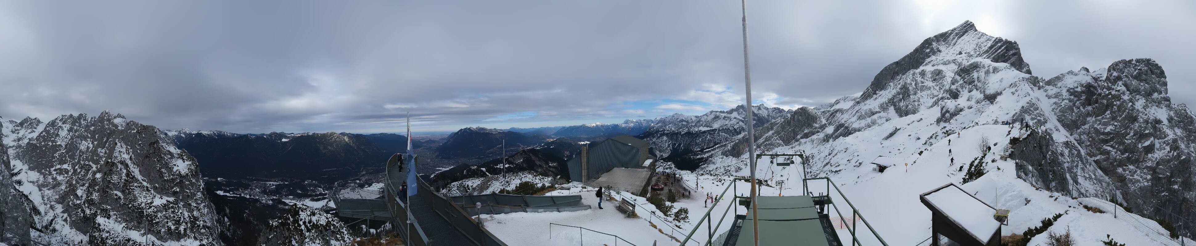 Archiv Foto Webcam Garmisch: Ausblick am Osterfelderkopf