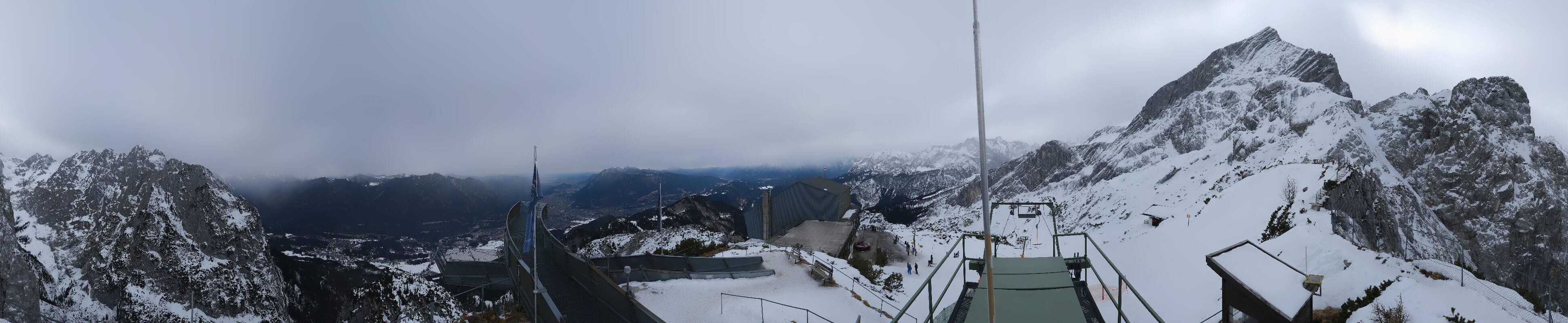 Archiv Foto Webcam Garmisch: Ausblick am Osterfelderkopf