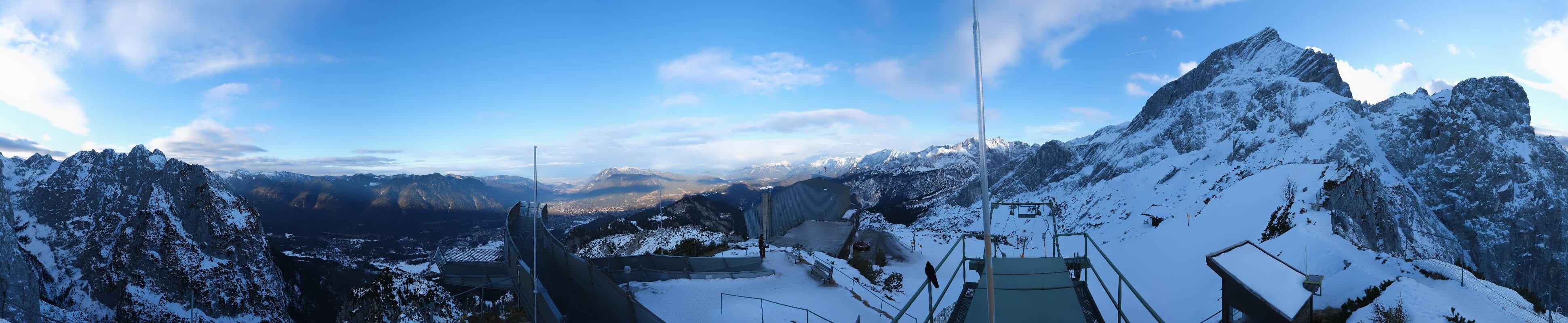 Archiv Foto Webcam Garmisch: Ausblick am Osterfelderkopf