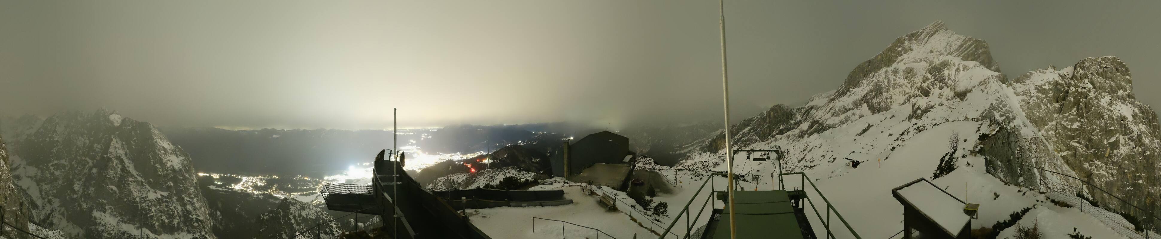 Archiv Foto Webcam Garmisch: Ausblick am Osterfelderkopf