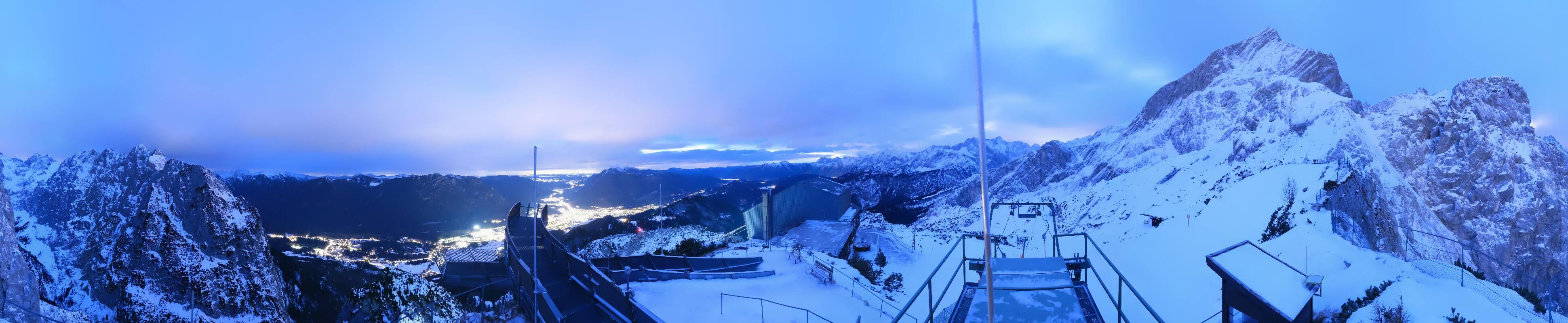 Archiv Foto Webcam Garmisch: Ausblick am Osterfelderkopf