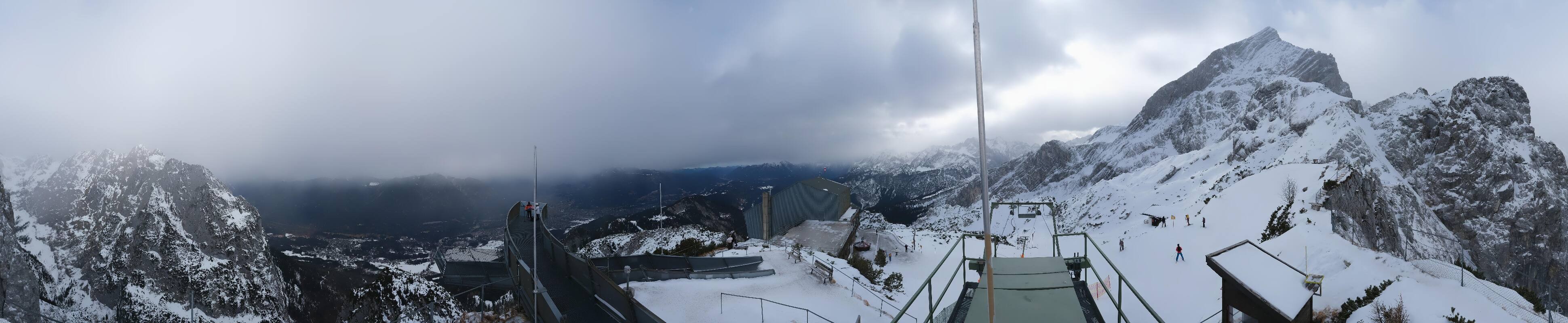 Archiv Foto Webcam Garmisch: Ausblick am Osterfelderkopf