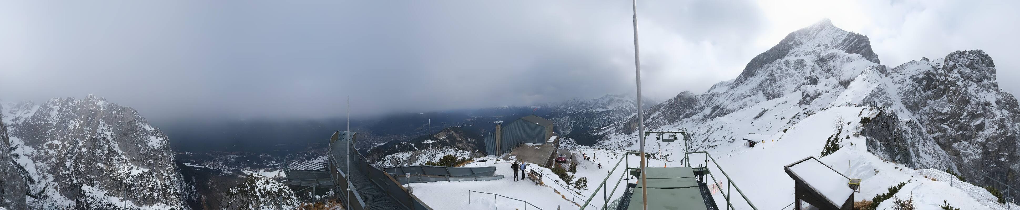 Archiv Foto Webcam Garmisch: Ausblick am Osterfelderkopf
