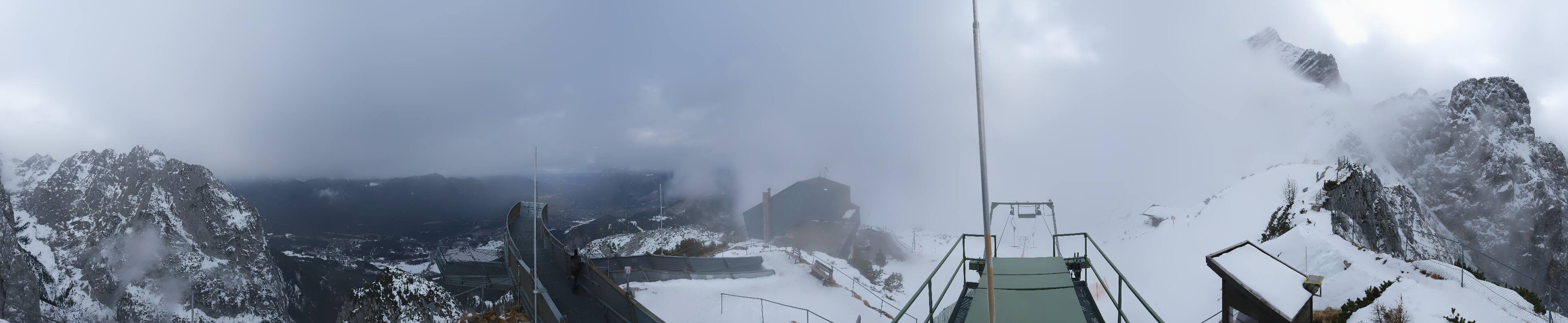 Archiv Foto Webcam Garmisch: Ausblick am Osterfelderkopf
