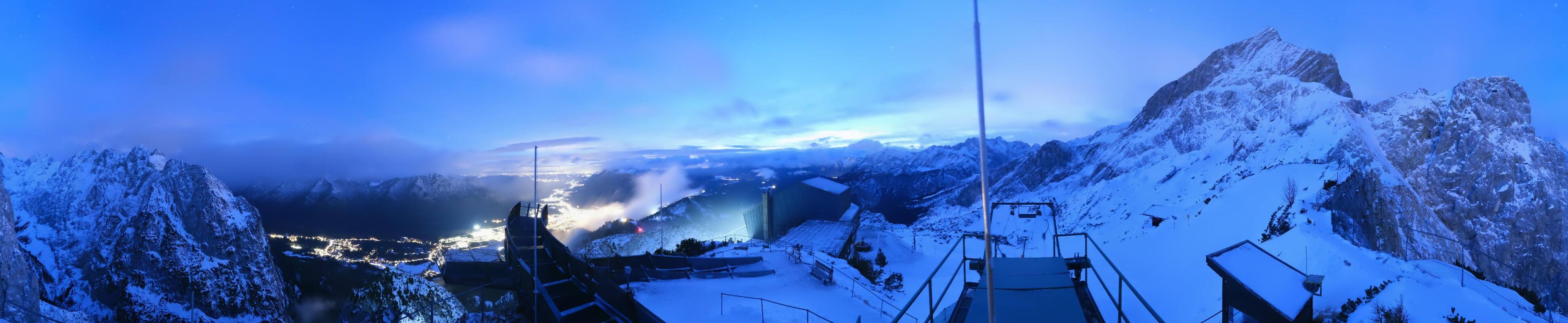 Archiv Foto Webcam Garmisch: Ausblick am Osterfelderkopf