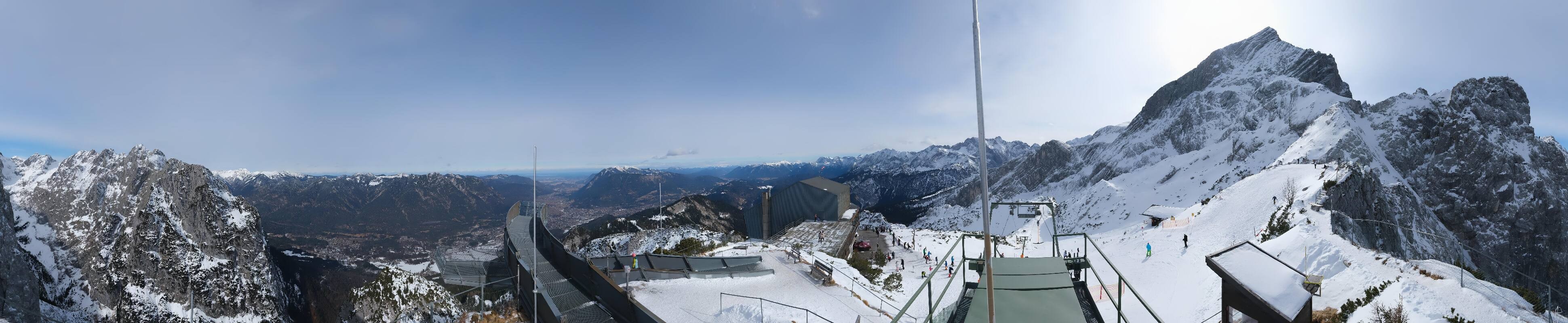 Archiv Foto Webcam Garmisch: Ausblick am Osterfelderkopf