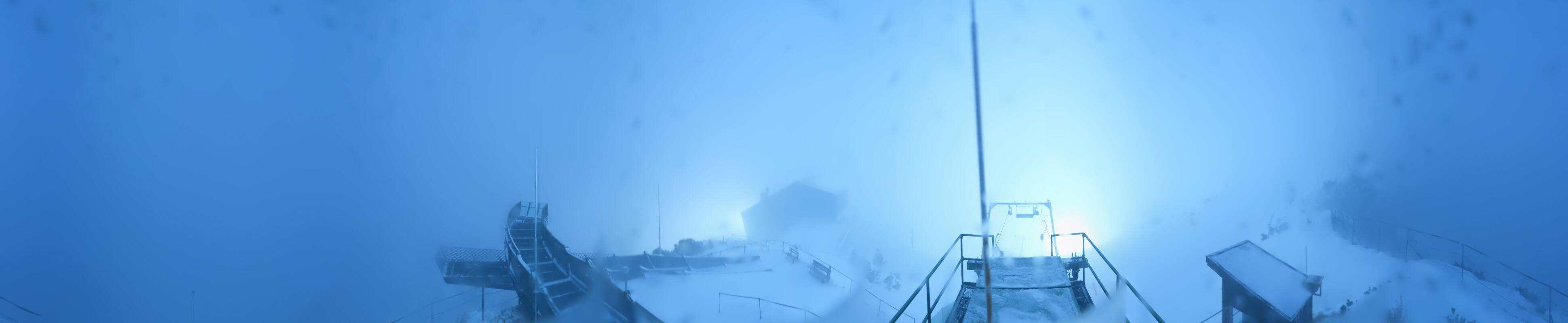 Archiv Foto Webcam Garmisch: Ausblick am Osterfelderkopf