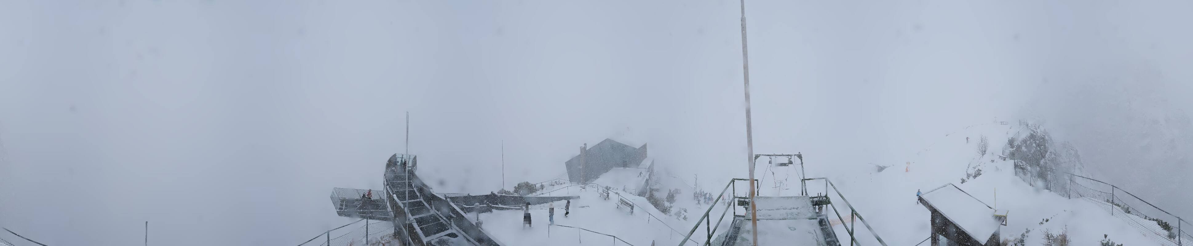 Archiv Foto Webcam Garmisch: Ausblick am Osterfelderkopf