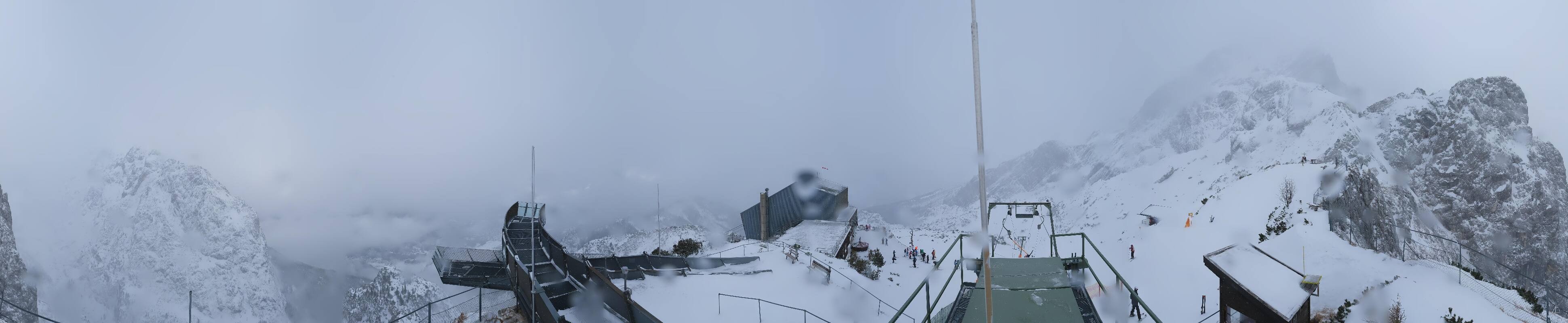 Archiv Foto Webcam Garmisch: Ausblick am Osterfelderkopf