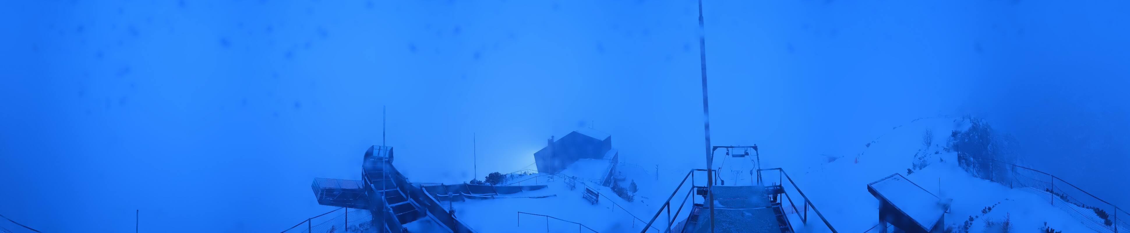 Archiv Foto Webcam Garmisch: Ausblick am Osterfelderkopf