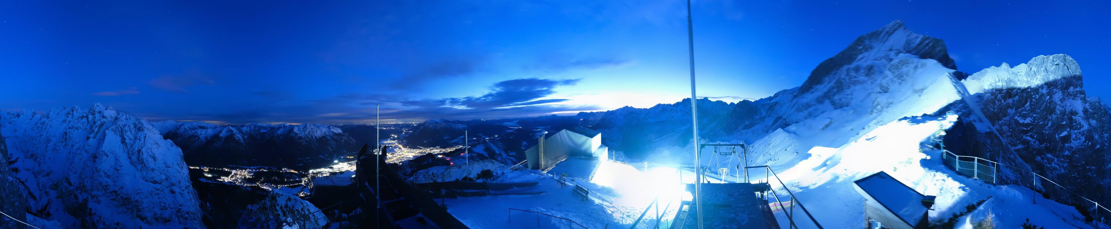 Archiv Foto Webcam Garmisch: Ausblick am Osterfelderkopf