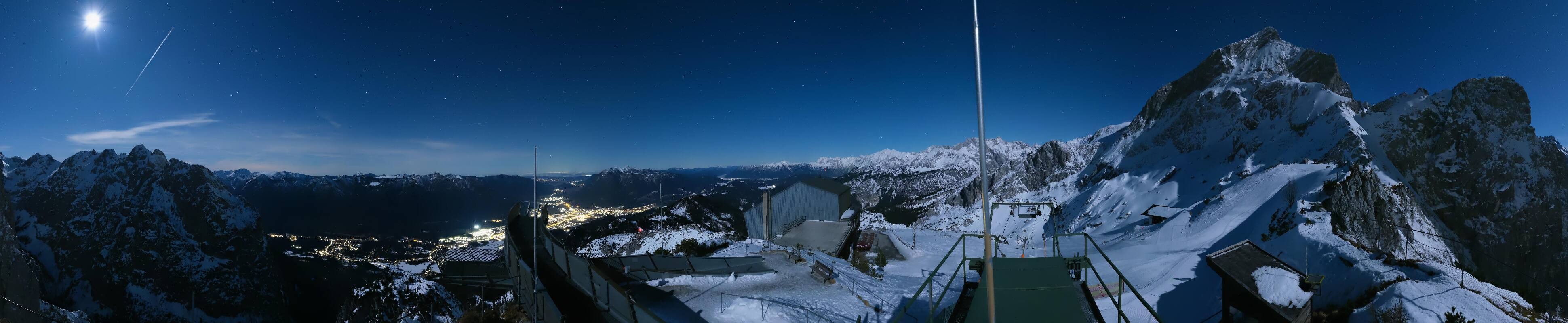 Archiv Foto Webcam Garmisch: Ausblick am Osterfelderkopf