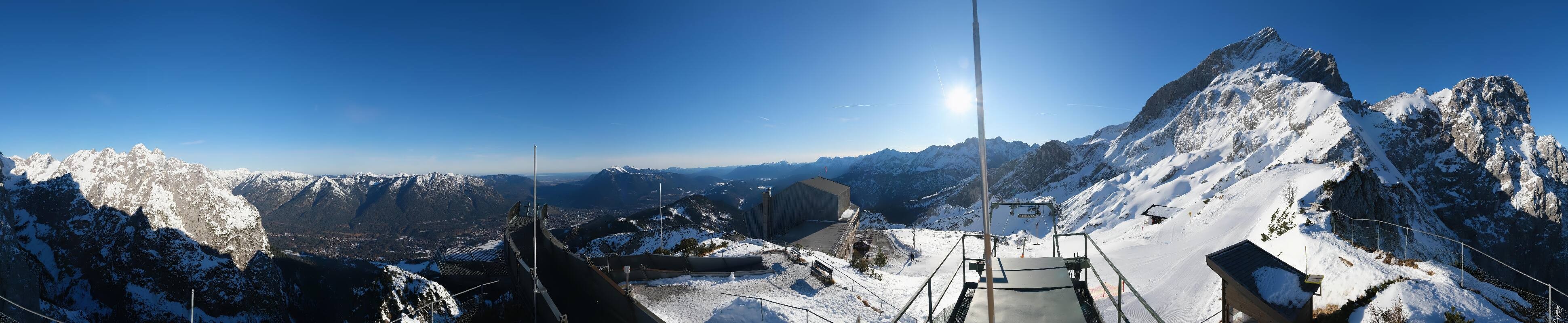 Archiv Foto Webcam Garmisch: Ausblick am Osterfelderkopf