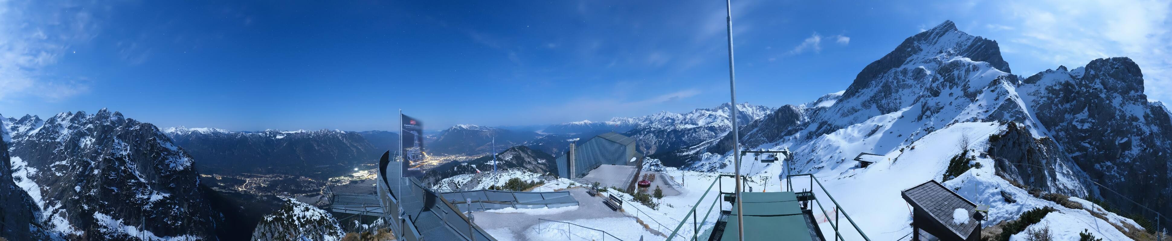 Archiv Foto Webcam Garmisch: Ausblick am Osterfelderkopf