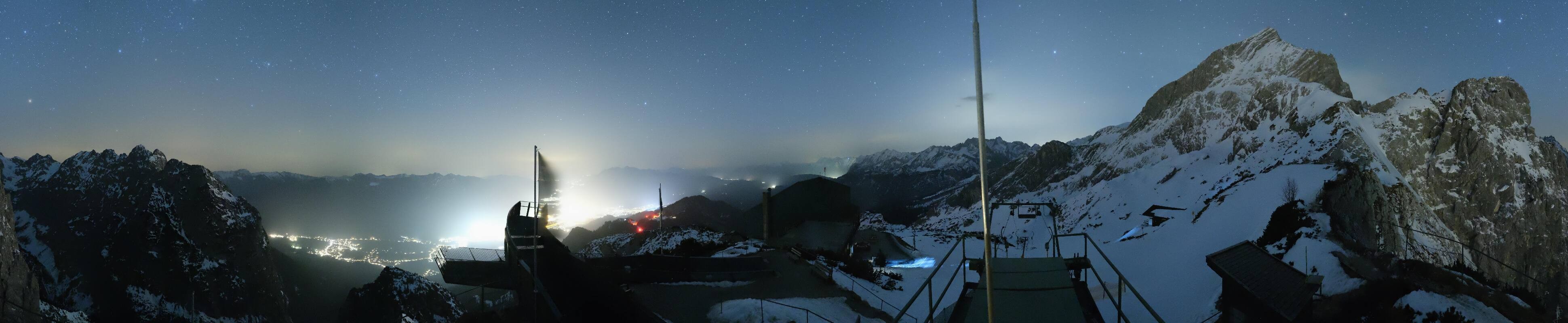 Archiv Foto Webcam Garmisch: Ausblick am Osterfelderkopf