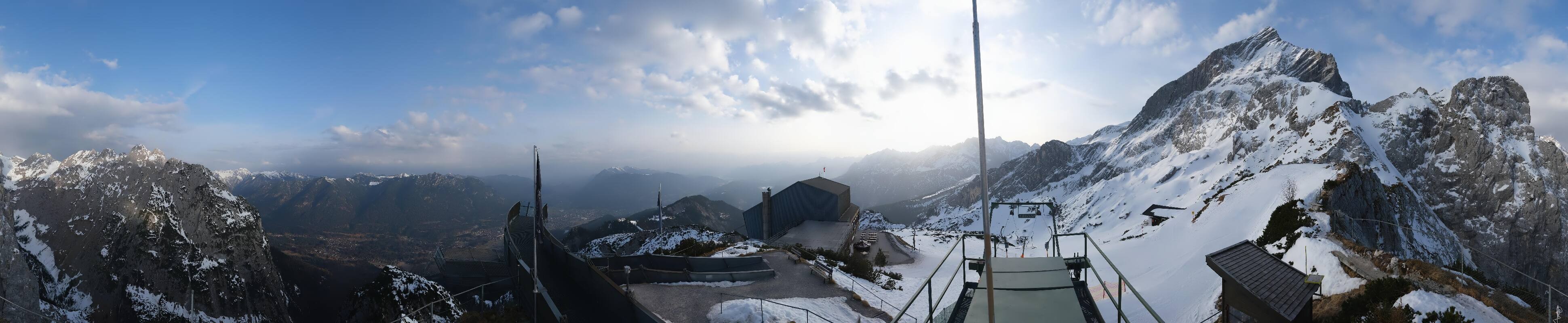 Archiv Foto Webcam Garmisch: Ausblick am Osterfelderkopf