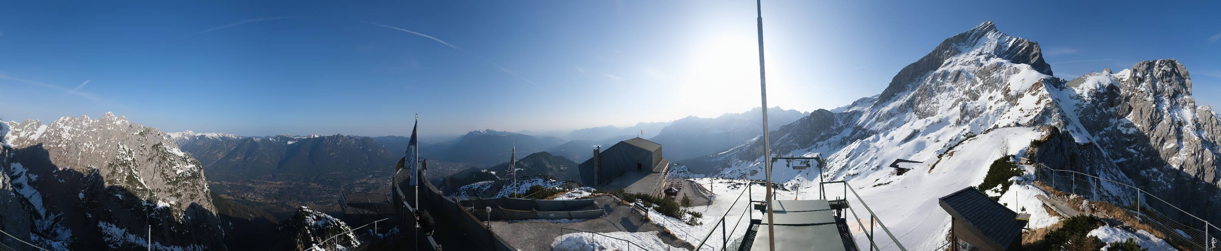 Archiv Foto Webcam Garmisch: Ausblick am Osterfelderkopf