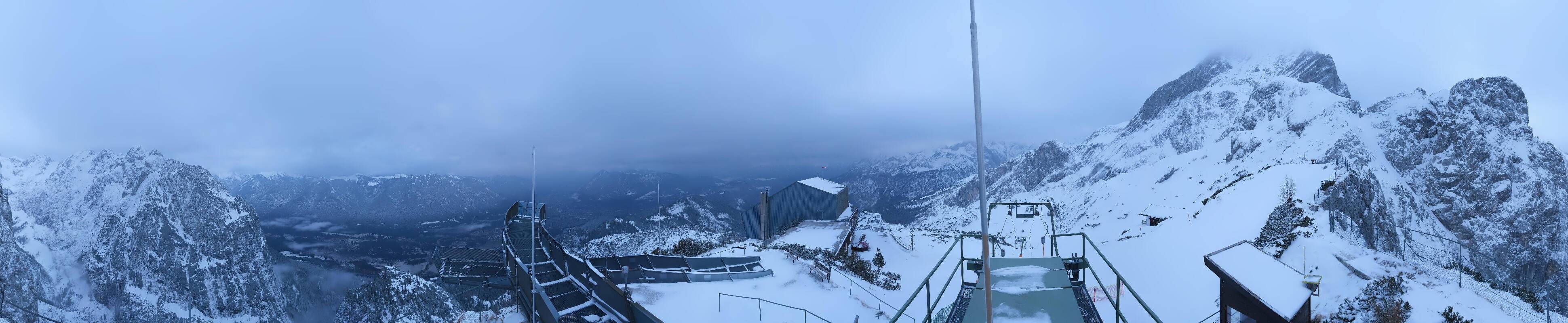 Archiv Foto Webcam Garmisch: Ausblick am Osterfelderkopf
