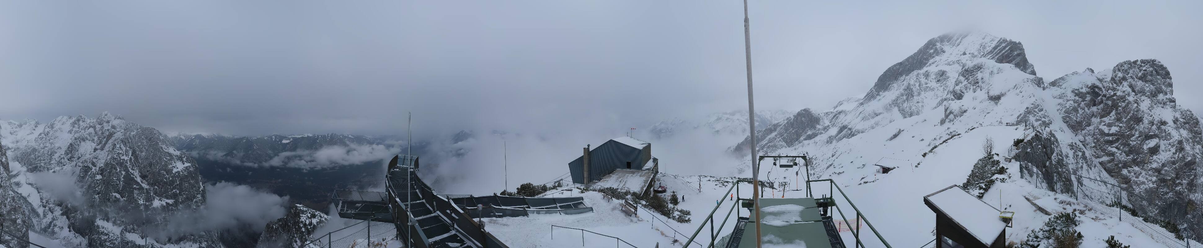 Archiv Foto Webcam Garmisch: Ausblick am Osterfelderkopf