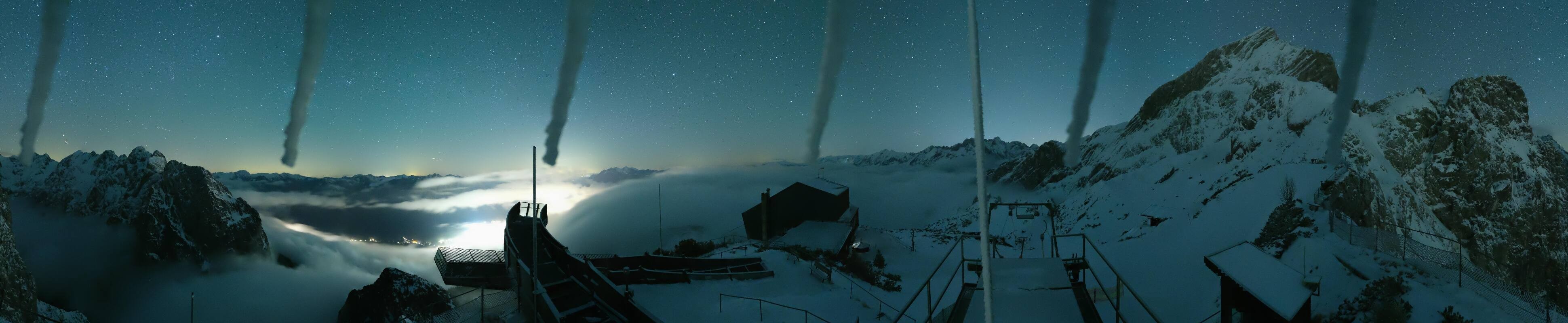 Archiv Foto Webcam Garmisch: Ausblick am Osterfelderkopf