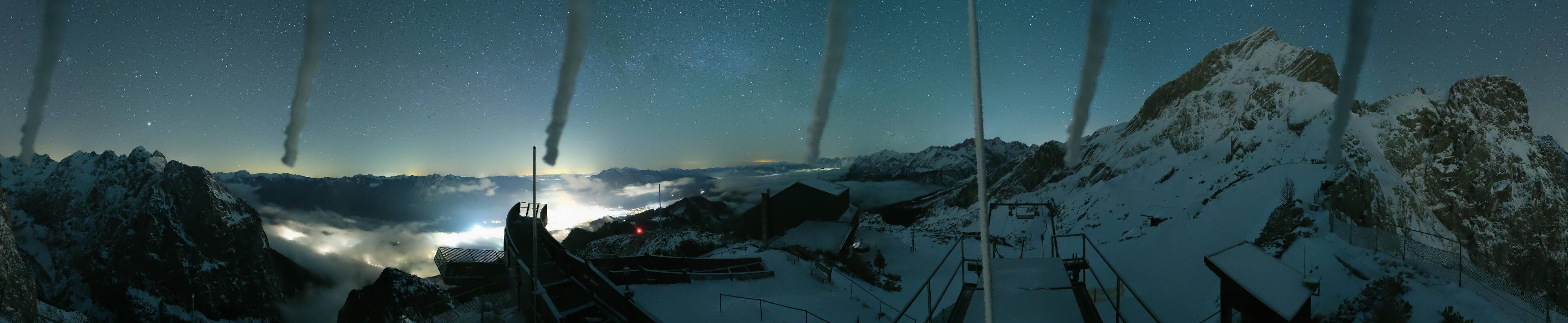 Archiv Foto Webcam Garmisch: Ausblick am Osterfelderkopf