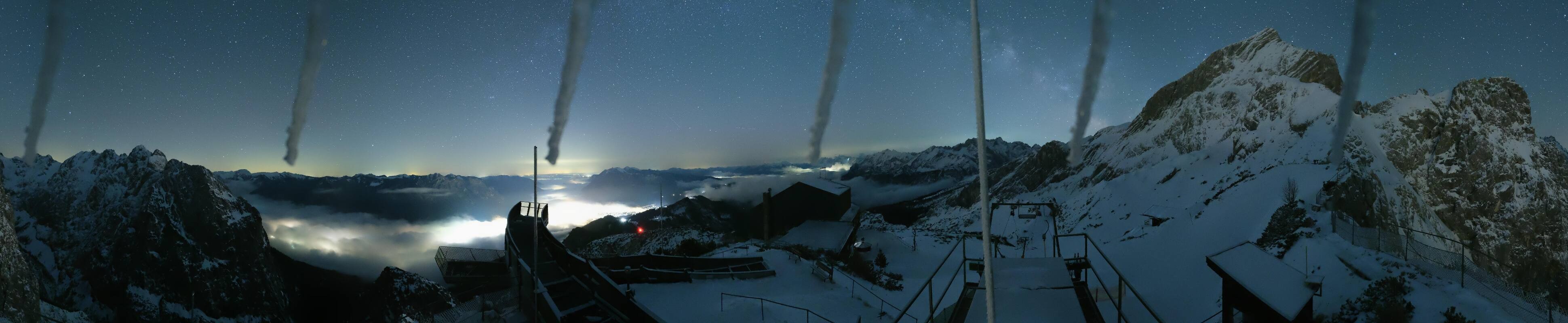 Archiv Foto Webcam Garmisch: Ausblick am Osterfelderkopf