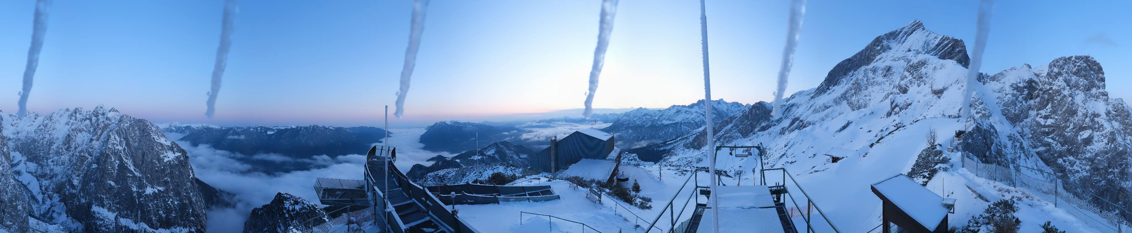 Archiv Foto Webcam Garmisch: Ausblick am Osterfelderkopf