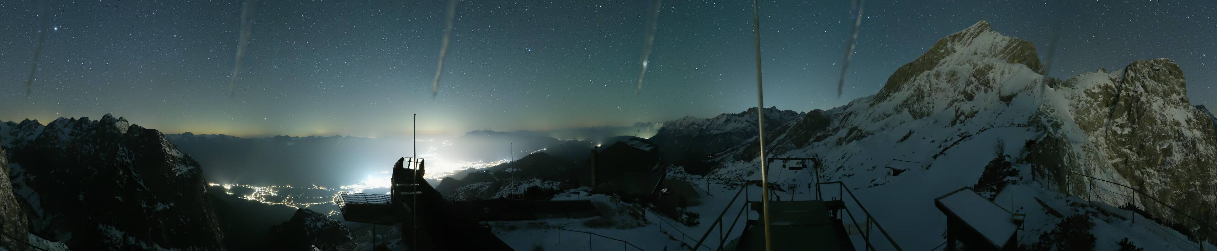 Archiv Foto Webcam Garmisch: Ausblick am Osterfelderkopf