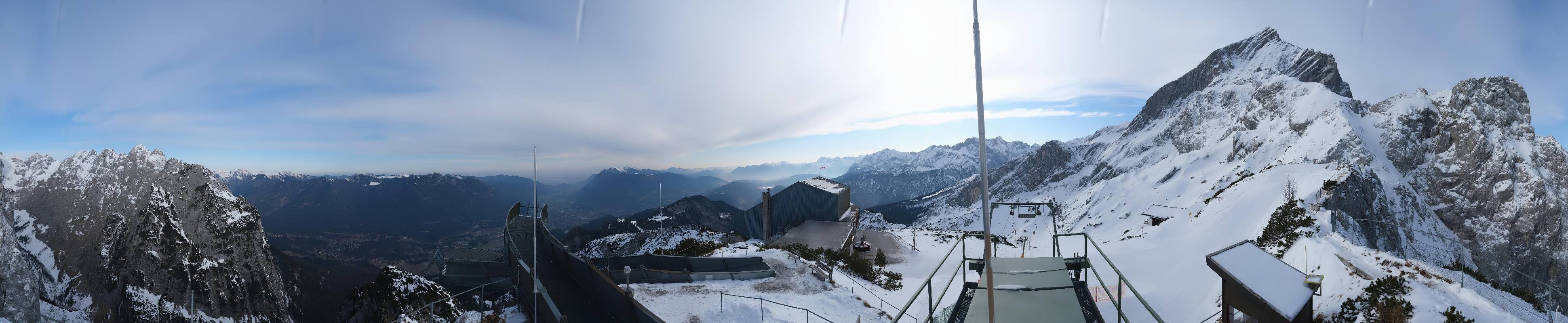 Archiv Foto Webcam Garmisch: Ausblick am Osterfelderkopf