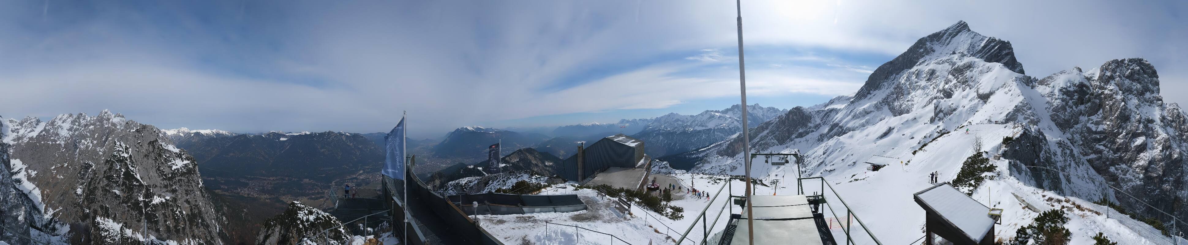 Archiv Foto Webcam Garmisch: Ausblick am Osterfelderkopf