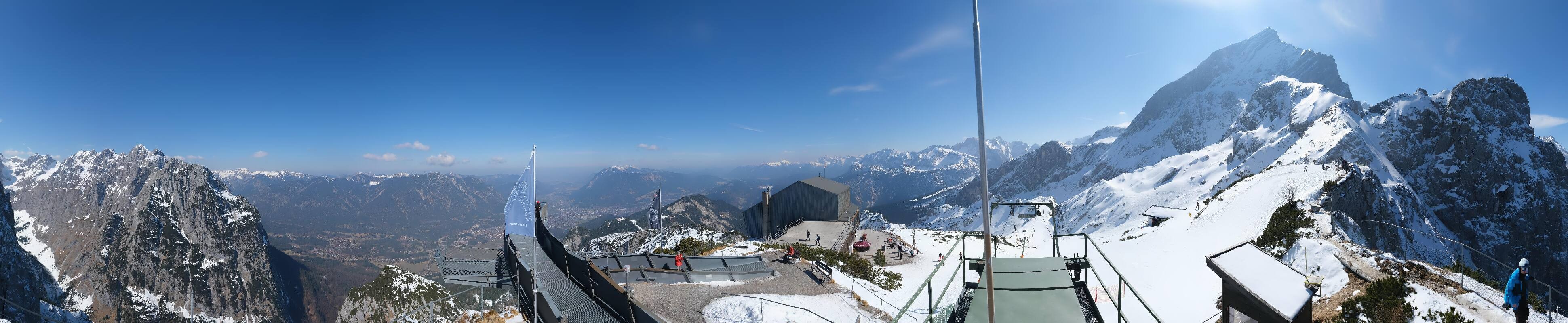 Archiv Foto Webcam Garmisch: Ausblick am Osterfelderkopf