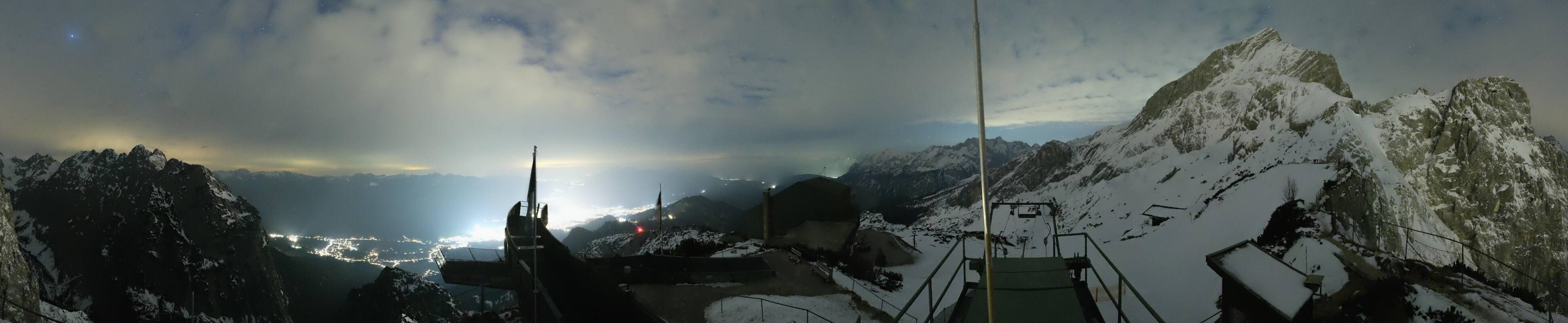 Archiv Foto Webcam Garmisch: Ausblick am Osterfelderkopf