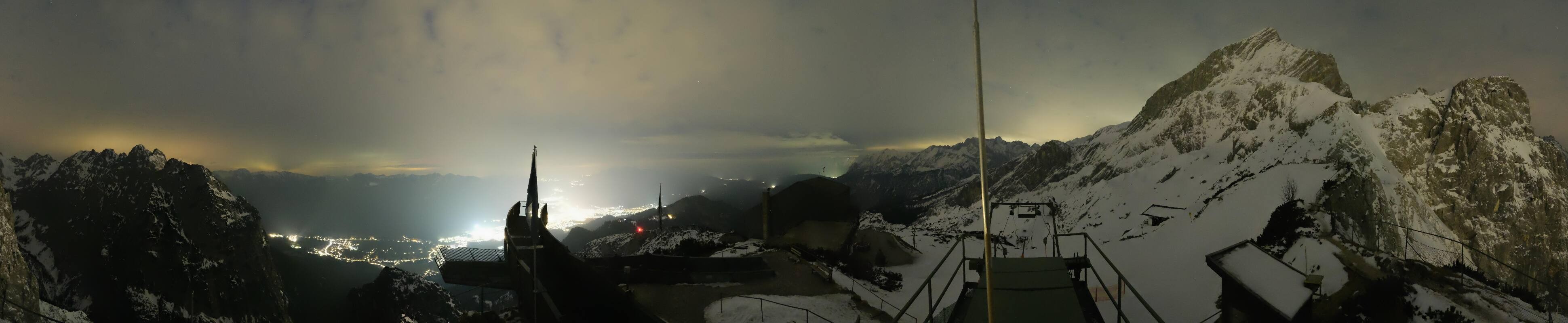Archiv Foto Webcam Garmisch: Ausblick am Osterfelderkopf