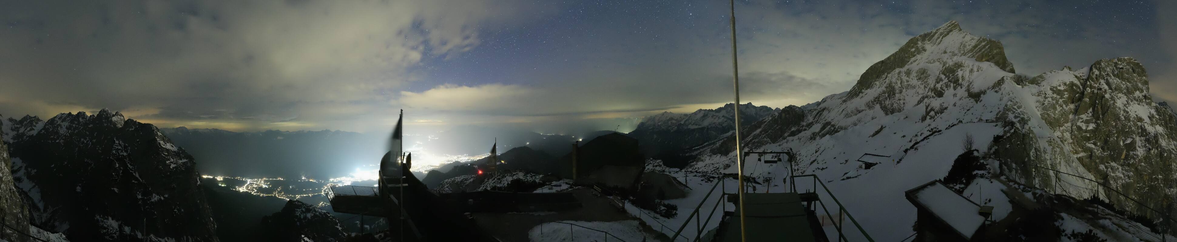 Archiv Foto Webcam Garmisch: Ausblick am Osterfelderkopf