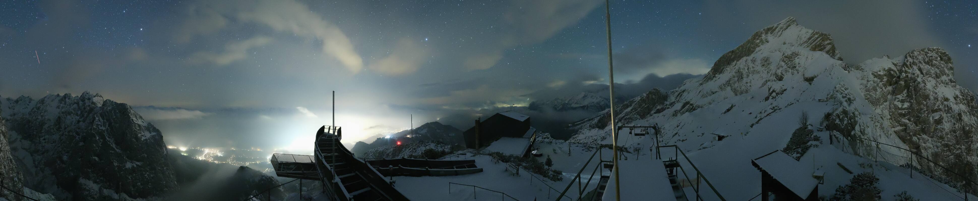 Archiv Foto Webcam Garmisch: Ausblick am Osterfelderkopf