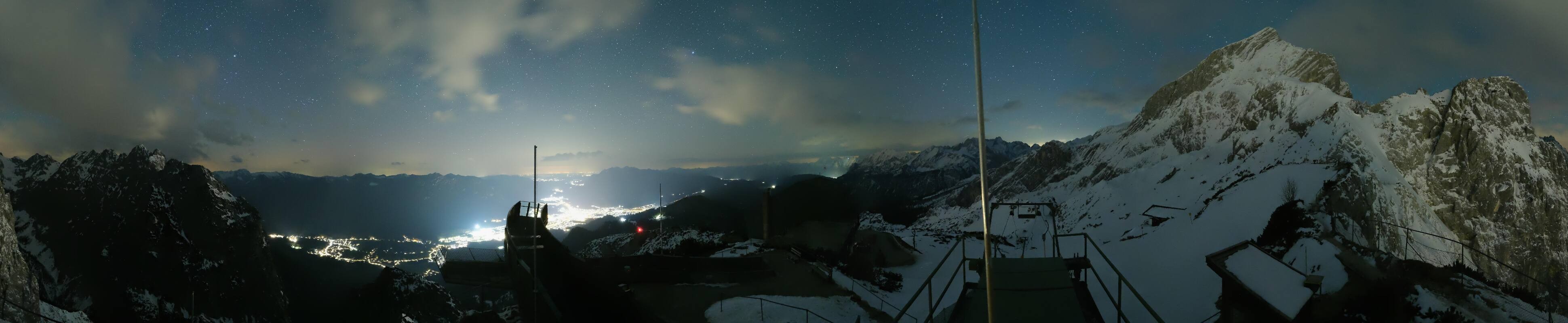 Archiv Foto Webcam Garmisch: Ausblick am Osterfelderkopf