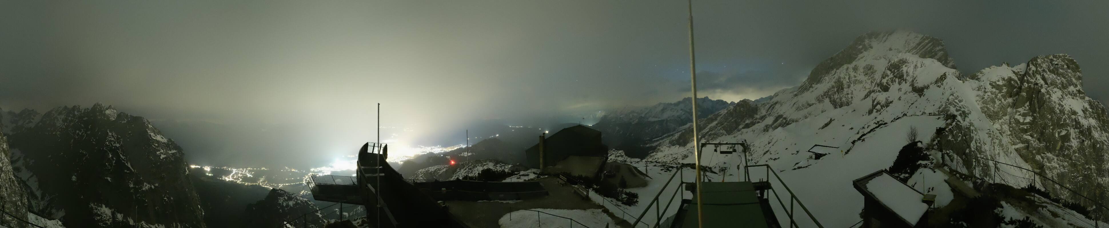 Archiv Foto Webcam Garmisch: Ausblick am Osterfelderkopf