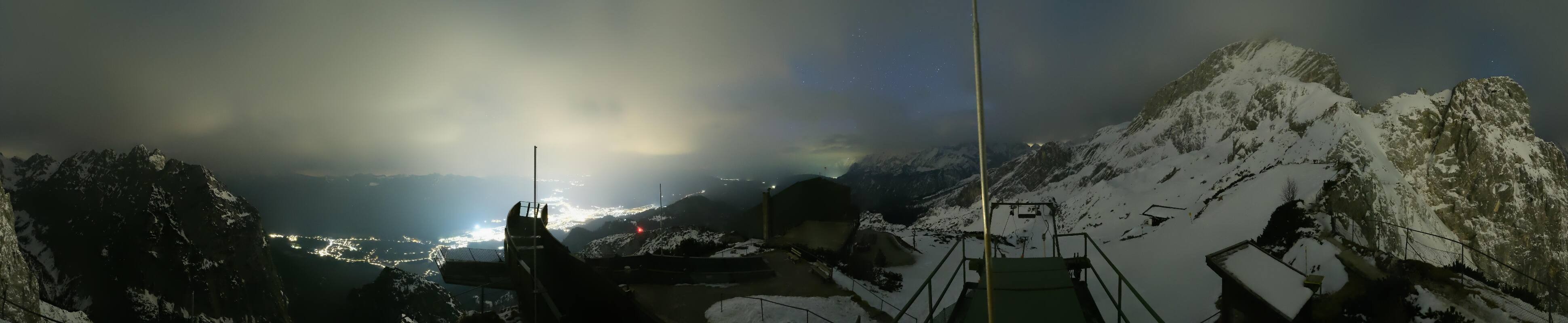Archiv Foto Webcam Garmisch: Ausblick am Osterfelderkopf
