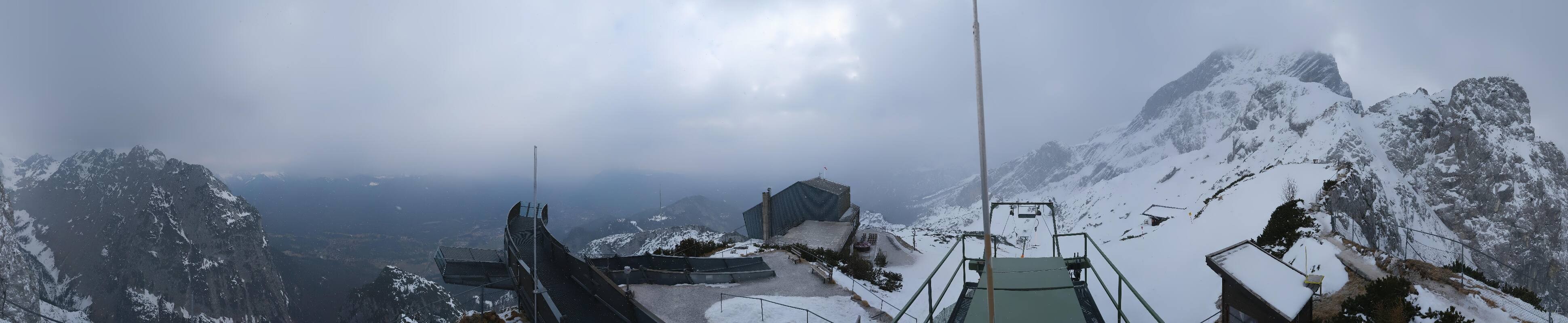 Archiv Foto Webcam Garmisch: Ausblick am Osterfelderkopf